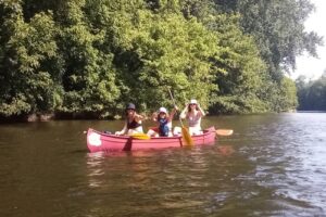 camping canoë vézeère